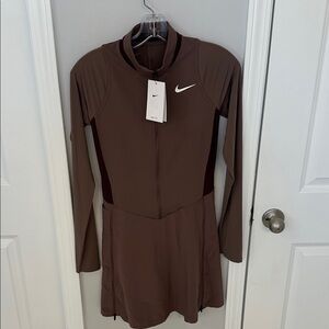 Nike Chocolate-ish Purple-ish Long Sleeve Dress